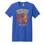 Antelope Canyon T Shirt Heather True Royal