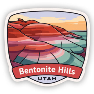 Bentonite Hills Sticker Hanksville Utah
