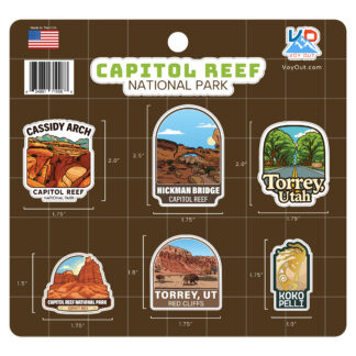 Capitol Reef National Park Sticker sheet