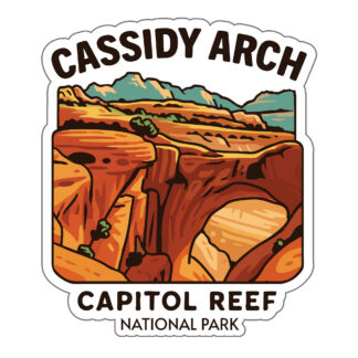 Cassidy Arch Sticker Capitol Reef National Park
