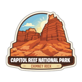 Chimney Rock Sticker Capitol Reef National Park