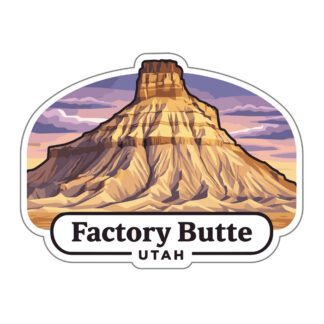 Factory Butte sticker utah