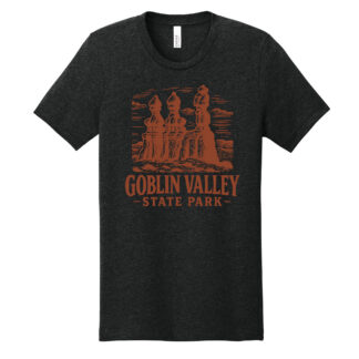 Goblin Valley State Park T Shirt Heather Black