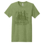 Goblin Valley State Park T Shirt Heather Green