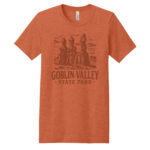 Goblin Valley State Park T Shirt Heather Orange