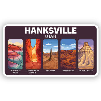 Hanksville Utah Sticker