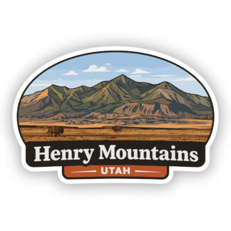 Henry Mountains Sticker Utah