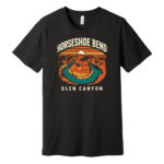 Horseshoe Bend T Shirt black