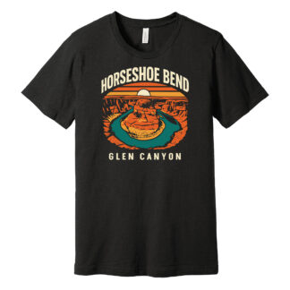 Horseshoe Bend T Shirt black