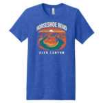 Horseshoe Bend T Shirt heather true royal