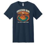 Horseshoe Bend T Shirt navy