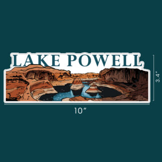 Lake Powell Water Bottle sticker wrap