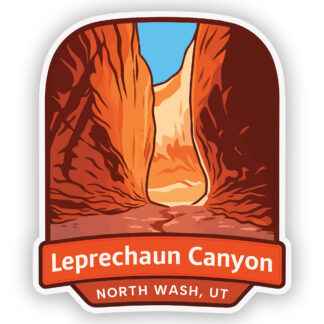 Leprechaun Canyon North Wash Sticker