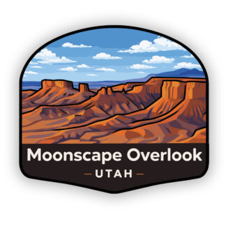 Moonscape overlook sticker