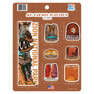 Mount Carmel Junction Sticker Sheet