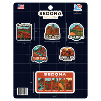 Sedona Arizona Sticker Sheet