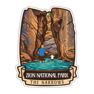 The Narrows Zion National Park Sticker