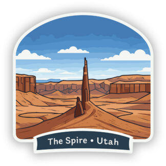 The Spire Sticker Utah