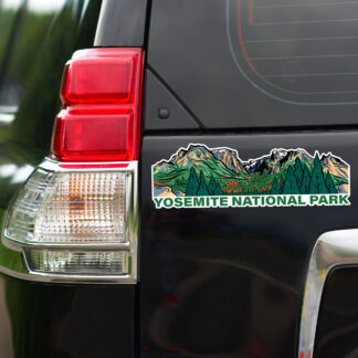 Yosemite National Park sticker on bumper