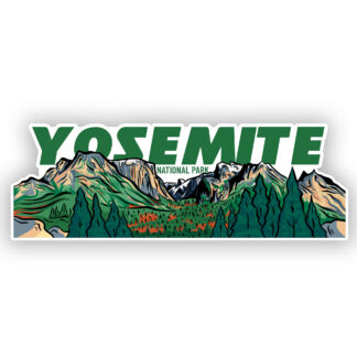 Yosemite National Park sticker water bottle wrap sticker