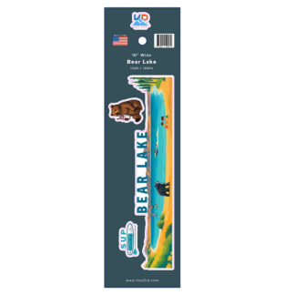 Bear Lake Sticker water bottle wrap with UPC