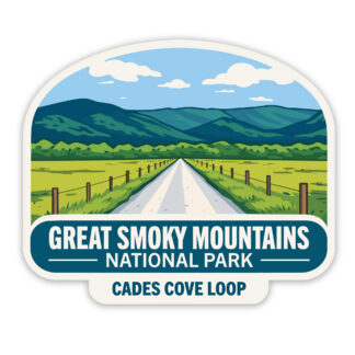 Great Smoky Mountains National Park Sticker Cades Cove