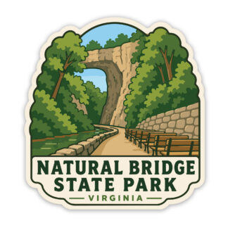 Natural Bridge State Park Virginia sticker