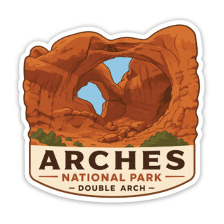 Arches National Park sticker Double Arch