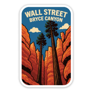 Bryce Canyon sticker of Wall street