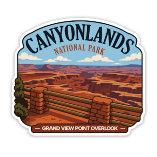 Canyonlands National Park Sticker Grand View Point Overlook
