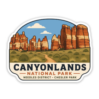 Canyonlands sticker Chesler Park in Needles