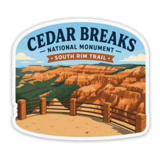 Cedar Breaks National Monument Sticker South Rim Trail