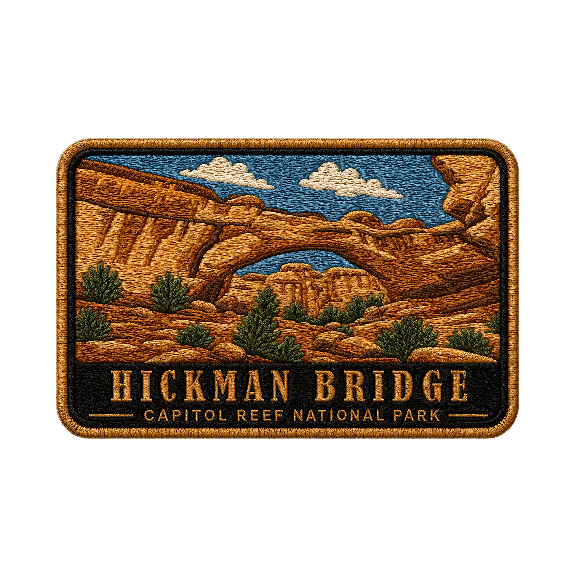 Capitol Reef National Park Patch Hickman Bridge