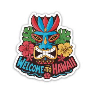 Hawaii Tiki Sticker