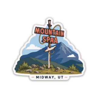 Midway Mountain Spaa Sticker