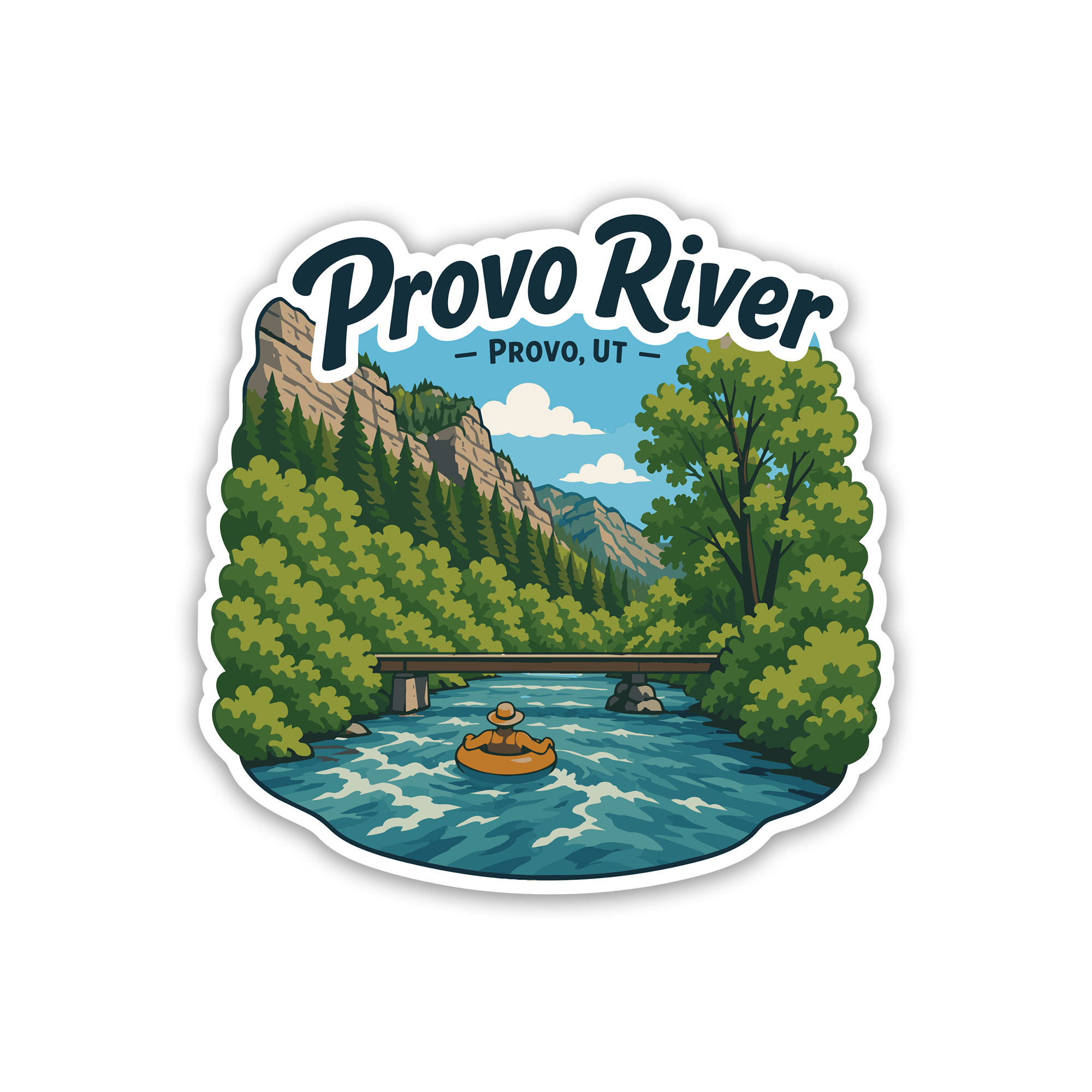 Provo Canyon Sticker