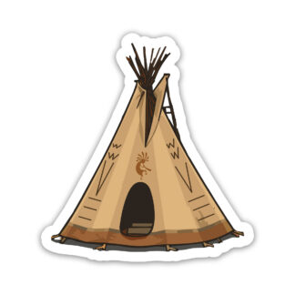 Teepee Sticker