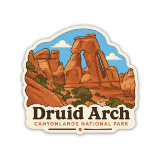 Druid Arch Canyonlands Sticker