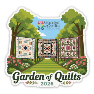 Garden of Quilts sticker 2026 Thanksgiving Point