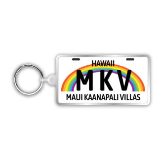 Maui Kaanapali Villas License Plate Resort Keychain