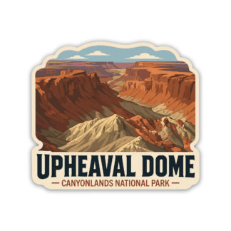 Upheavel Dome Sticker Canyonlands National Park