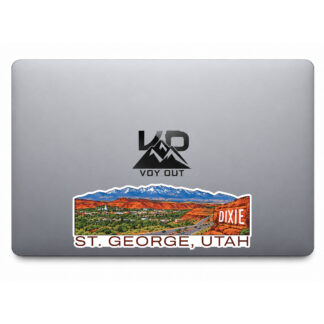 Saint George Utah Sticker on laptop